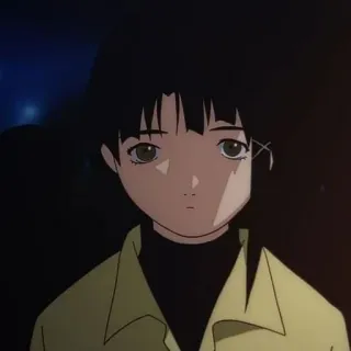 🥺 Lain Iwakura Serial Experiments Lain Anime, Fille, Lain Iwakura, Serial Experiments Lain, Personnage, Cyberpunk, Psychologique whatsapp sticker