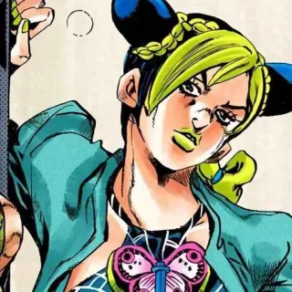 🧃 Jolyne Cujoh JoJo's Bizarre Adventure Jolyne Cujoh, JoJo's Bizarre Adventure, Stone Ocean, Anime, Manga, Fanart Karakter telegram sticker