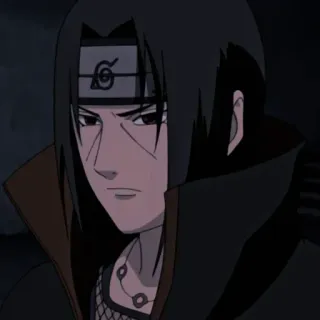 🎴 Itachi Uchiha Naruto itachi, uchiha, naruto, anime, manga, personnage telegram sticker
