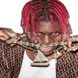 🚤 Lil Yachty Lil Yachty, แร็ปเปอร์, เพลง, ฮิปฮอป, คนดัง, ภาพเหมือน telegram sticker