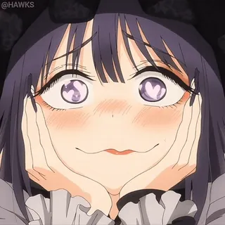😍 Anime, Cartoon, Niedlich, Mädchen, Manga, Porträt telegram sticker