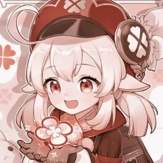 😍 Klee Genshin Impact anime, video game, cute, klee, genshin impact, kawaii, pyro, character telegram sticker