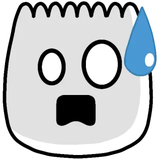 😰 Emoji, Schweiß, Angst, Nervös, Stress whatsapp sticker
