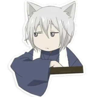 😑 Tomoe Kamisama Kiss anime, manga, Tomoe, fox, chibi, Kamisama Kiss telegram sticker
