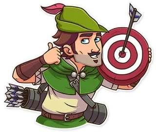 Robin Hood :: @TgSticker telegram stickers