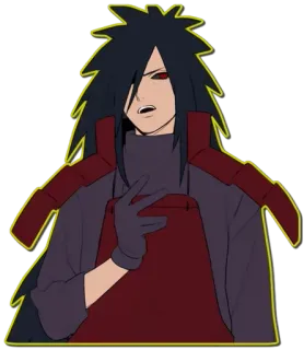 😒 Madara Uchiha Naruto Anime, Naruto, Madara Uchiha, Uchiha, Adesivo telegram sticker