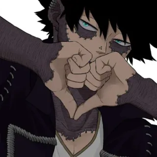 ❤️ Dabi My Hero Academia 达比, 我的英雄学院, 动漫, 反派, 角色 telegram sticker