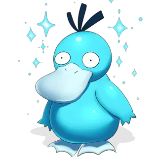💧 Psyduck Pokemon Psyduck, Pokémon, Hệ Nước, Vịt, Trò chơi điện tử whatsapp sticker