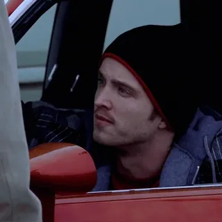 🚬 Jesse Pinkman Breaking Bad jesse pinkman, breaking bad, reaction, aaron paul, looking up, confused, thinking, tv show telegram sticker