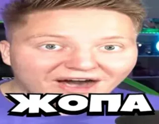 😭 ЖОПА ruso, ofensivo, texto, jerga telegram sticker