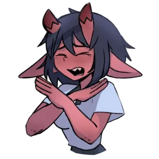 😫 Succubus Generic original character telegram sticker