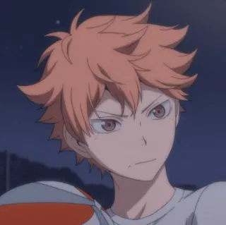 🧡 Hinata Shoyo Haikyuu!! Anime, Haikyuu!!, Hinata Shoyo, Sport, Volleyball telegram sticker