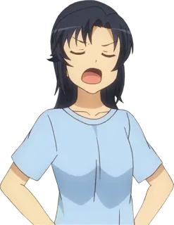 😡 动漫, 女性, 卡通, 角色, 插画 telegram sticker