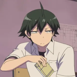 🥀 Hachiman Hikigaya My Teen Romantic Comedy SNAFU Anime, Hachiman, Hikigaya, Adolescente, Comédia telegram sticker