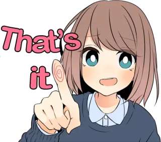 Sasakichi's moody girl ENG :: @line_stickers telegram stickers