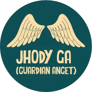 👼 JHODY GA (GUARDIAN ANGET) wings, guardian angel, angel, character, person, sky, protective telegram sticker