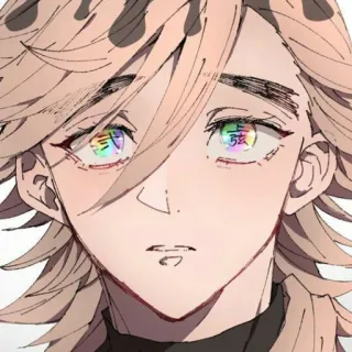 ☹️ Doma Demon Slayer Anime, Kimetsu no Yaiba, Douma, Personaje, Luna Superior Dos telegram sticker