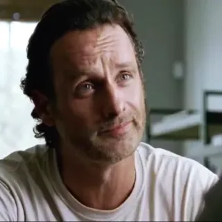 🙃 Rick Grimes The Walking Dead Rick Grimes, The Walking Dead, AMC, TV show, Andrew Lincoln telegram sticker
