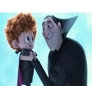 😁 Dennis Hotel Transylvania Мультфильм, Вампир, Монстр, Анимация, Комедия, Семья telegram sticker