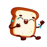 Bread Toast telegram stickers