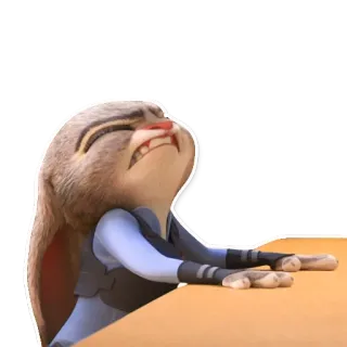 😣 Judy Hopps Zootopia lapin, police, dessin animé, Disney, Zootopie whatsapp sticker