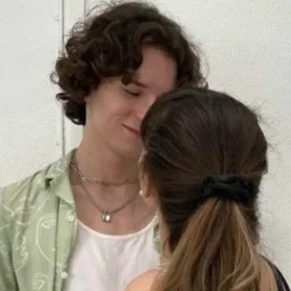😊 casal, amor, romance, pessoas, afeição telegram sticker