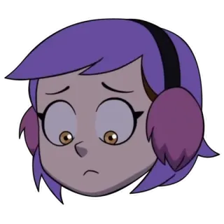 😥 Amity Blight The Owl House cartoon, animated, Amity Blight, The Owl House, sad telegram sticker