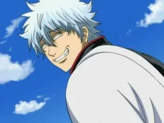 😄 Gintoki Sakata Gintama anime, gintama, gintoki, sakata, funny, character telegram sticker