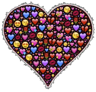❤️ 心, 表情符号, 爱, 浪漫, 喜爱 whatsapp sticker
