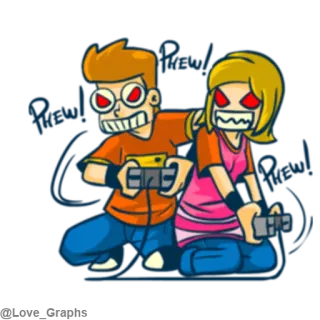 😡 gaming, video games, angry, competition, cartoon telegram sticker