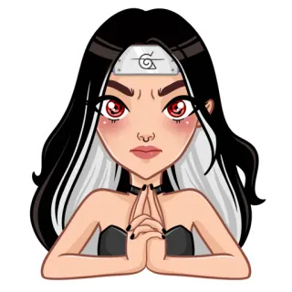 🤬 Naruto Anime, Dibujos animados, Naruto, Femenino, Chica whatsapp sticker