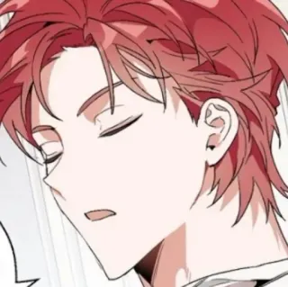 🥢 Anime, Manga, Dibujos animados, Masculino, Retrato telegram sticker