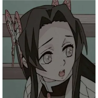 🙂 Kanae Kocho Demon Slayer anime, character, manga, demon slayer, kanae kocho telegram sticker