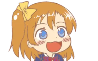 😍 Anime, Chibi, Carino, Ragazza, Cartoni animati whatsapp sticker
