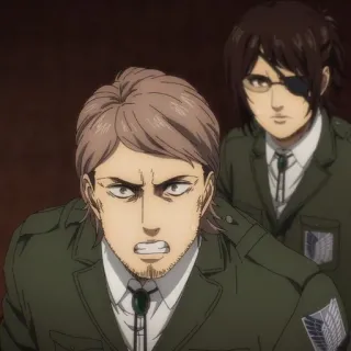 🐎 Attack on Titan Anime, L'attacco dei giganti, Soldati, Personaggi telegram sticker