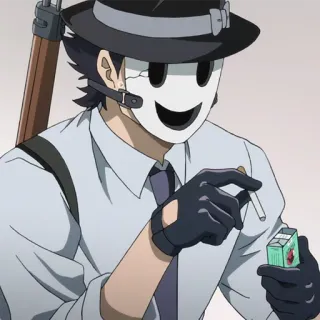 🚬 Anime, Geweer, Sigaret, Hoed, Masker, Handschoenen telegram sticker