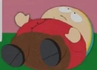 🌟 Eric Cartman South Park kreskówka, postać, South Park, komedia telegram sticker