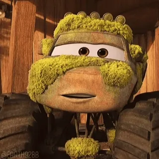🙂 @EARTH9288 Voitures, Pixar, Martin, Boue, Monster Truck, Personnage film telegram sticker