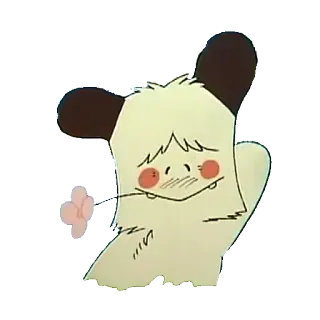 ☺️ uroczy, kwiat, kreskówka, zwierzę telegram sticker