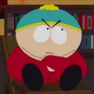 😡 Eric Cartman South Park Eric Cartman, South Park, Cartone animato, Personaggio, Animazione, Commedia telegram sticker