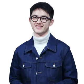 😁 Do Kyung-soo Acteur coréen, Célébrité, Idole, Chanteur, Lunettes telegram sticker