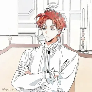 🍷 Anime, Mangá, Personagem, Ilustração telegram sticker
