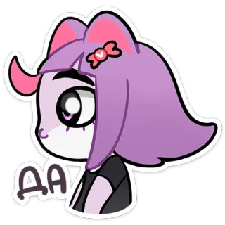 👍 AA gato, garota gato, anime, fofo telegram sticker