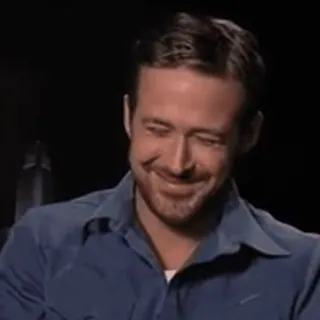 ❤️ Ryan Gosling Ryan Gosling, acteur, célébrité, portrait whatsapp sticker