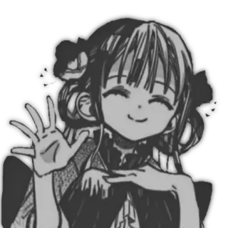 👋 Anime, Mangá, Fofo, Garota, Personagem telegram sticker
