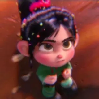 🩰 Vanellope von Schweetz Wreck-It Ralph Vanellope, Disney, dibujos animados, Ralph el Demoledor telegram sticker