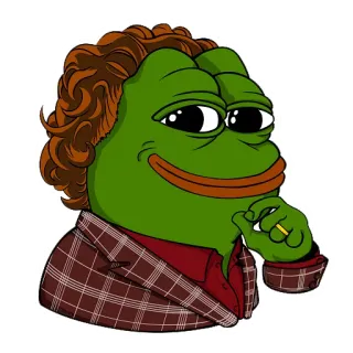 😼 Pepe the Frog Meme, Pepe, Grenouille, Meme Internet whatsapp sticker