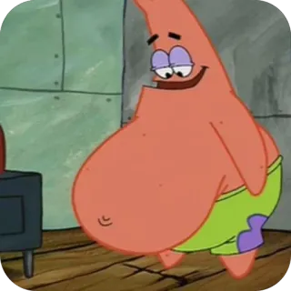 🫥 Patrick Star SpongeBob SquarePants telegram sticker
