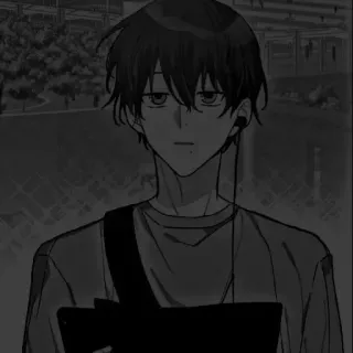 📎 Anime, Mangá, Personagem, Masculino, Emo, Cabelo preto telegram sticker