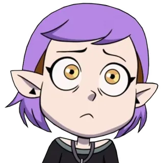 🤕 Amity Blight The Owl House Amity Blight, The Owl House, cartoon, animated series, Disney, witch, fanart telegram sticker